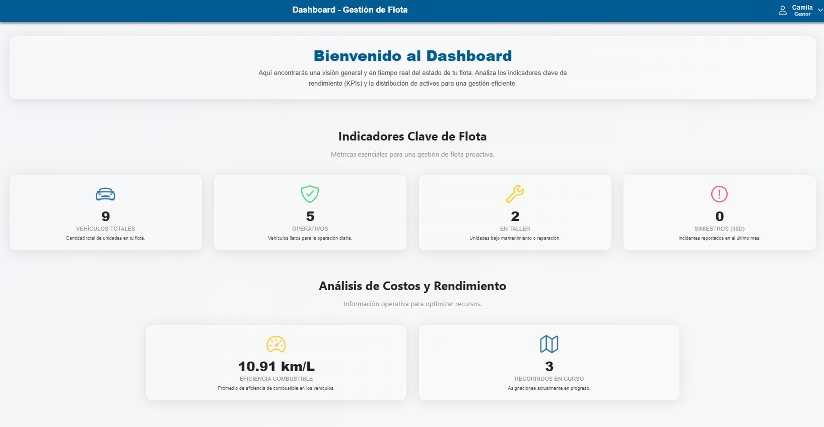 Sistema de Gestión de Flotas